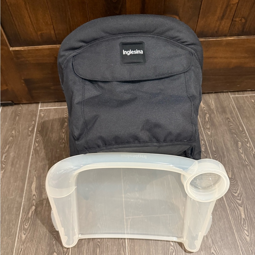 Inglesina Black High Chair with Tray